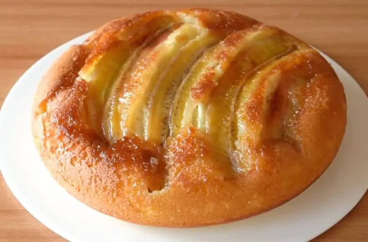 Bolo de Banana Invertid